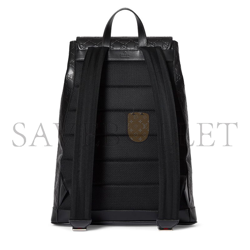 GUCCI GG EMBLEM MEDIUM BACKPACK 854750 (44*34*15cm) GUCCI GG EMBLEM MEDIUM BACKPACK 854750 (44*34*15cm)